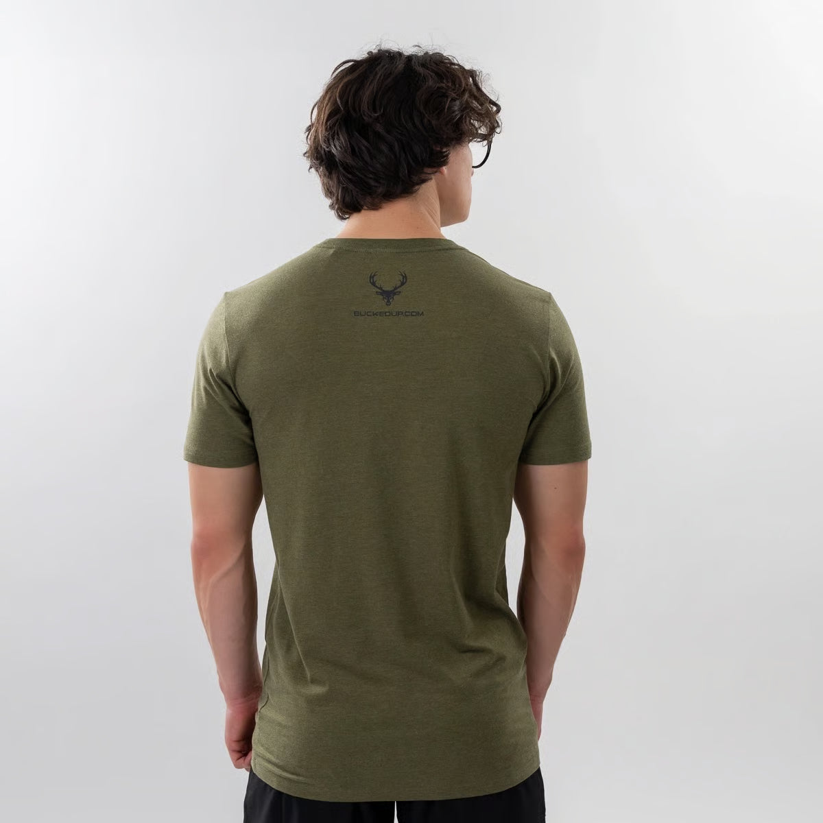 T-shirt à drapeau vert militaire