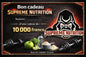 Carte cadeau Supreme Nutrition