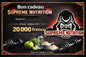 Carte cadeau Supreme Nutrition