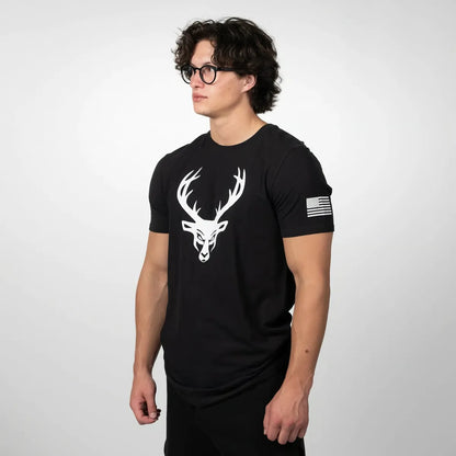 T-shirt Bucked Up Noir/Blanc
